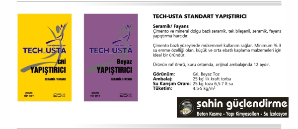 Tech - Usta Yapı Kimyasalları