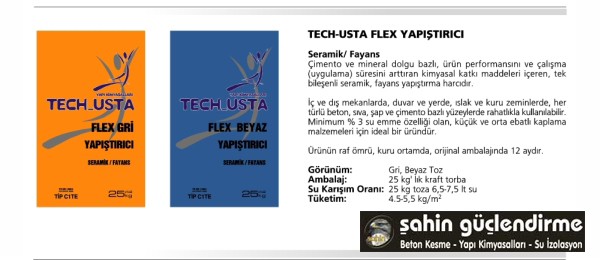 Tech - Usta Yapı Kimyasalları